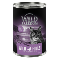 Wild Freedom konzervy, 24 x 400 g za skvělou cenu! - Wild Hills - kachní & kuřecí