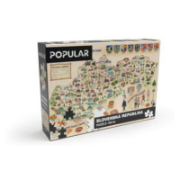 Puzzle - Mapa Slovenska, 160 ks