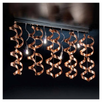 Metallux Spirálové stropní světlo Copper