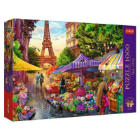 Trefl Puzzle 1000 Premium Plus - Čajový čas: Květinový trh