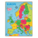 Bigjigs Toys Dřevěné puzzle mapa Evropy 25 dílků