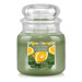 Country Candle Svíčka ve skleněné dóze, Citrus a šalvěj, 453 g