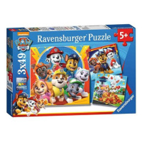 Ravensburger 050482 Tlapková patrola - Hrátky v listí 3x49 dílků