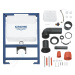 Grohe 38526000 - Předstěnový instalační set pro závěsné WC, splachovací nádržka GD2