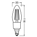 LED ZAR. SMART BTB40D 4W/827 FILCL E14