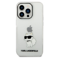 Karl Lagerfeld IML Choupette NFT kryt iPhone 14 Pro čirý