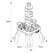 Bavytoy Interaktivní stoleček pro nejmenší Montessori