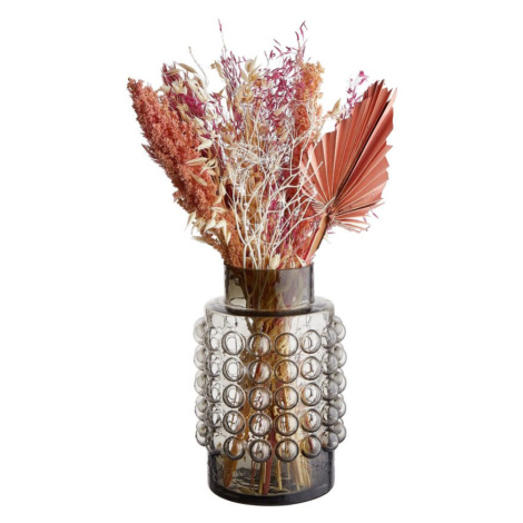 BUBBLE Váza 35 cm - šedá