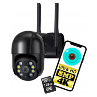 Wifi Kamera Ip Smart Otočná 8MP Quad Hd Monitoring Zoom 4X+128GB