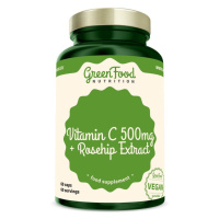 GreenFood Nutrition Vitamin C 500 mg + extrakt ze šípků 60 kapslí