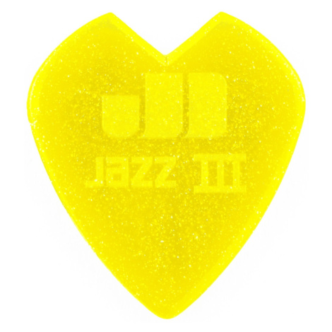 Dunlop Kirk Hammett Jazz III Yellow Glitter 6 Pack