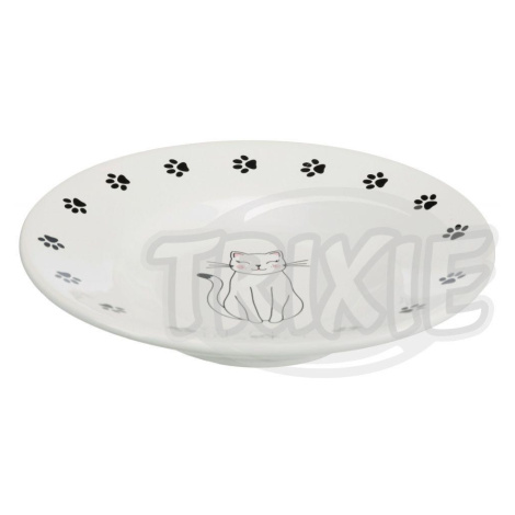 MISKA keramický talířek pro krátkonosé kočky - 0,2l/15cm Trixie