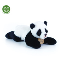 Plyšová panda ležící, 18 cm, ECO-FRIENDLY