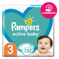 Pampers Active Baby Mega Pack S3 152 ks