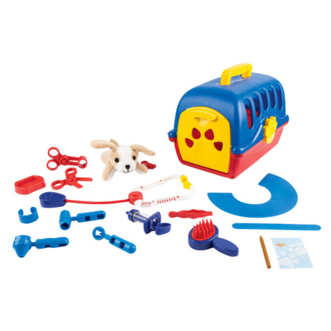 Playtive Přepravní box s plyšovým zvířátkem a příslušenstvím (modrá)