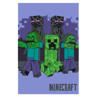 Jerry Fabrics Dětská fleecová deka Minecraft Mobs coming for you