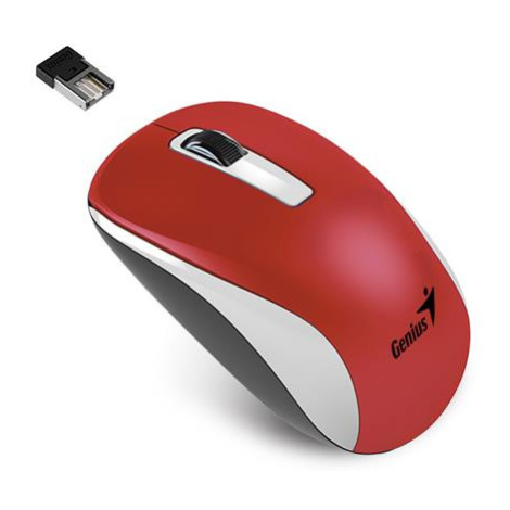 Genius bezdrátová myš NX-7010, bílá/červená