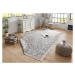 NORTHRUGS - Hanse Home koberce Kusový koberec Twin-Wendeteppiche 103116 grau creme – na ven i na