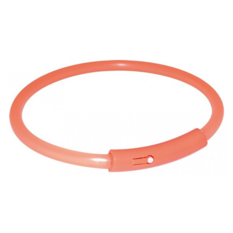 Light band oranžový blikací obojek 50cm (L) Trixie