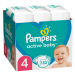 PAMPERS Active Baby pleny 4 (152 ks) 9-14 kg