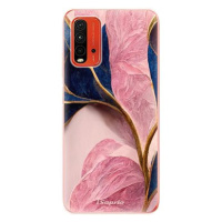 iSaprio Pink Blue Leaves pro Xiaomi Redmi 9T