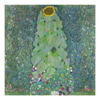 Obrazová reprodukce The Sunflower, Gustav Klimt, 40 × 40 cm