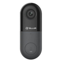 Tellur Video DoorBell WiFi, 1080P, PIR, Wired, Black