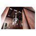 LuxD Designová barová skříňka Tori 150 cm hnědá sheesham