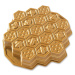 Forma na pečení ve tvaru medové plástve ve zlaté barvě Nordic Ware Bee, 2,4 l