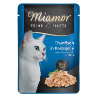 Miamor Feine Filets v želé 24 x 100 g - tuňák v krabím želé