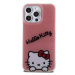 Hello Kitty IML Daydreaming Logo Zadní Kryt pro iPhone 15 Pro Max Pink