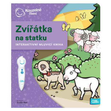 Kouzelné čtení - Kniha - Zvířátka na statku Albi