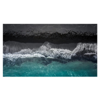 Fotografie black beach, MarcusHennen, 40 × 22.2 cm