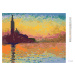 Diamantové malování - SAN GIORGIO MAGGIORE ZA SOUMRAKU (CLAUDE MONET) Rozměr: 40x50 cm, Rámování