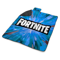 Sablio Plážová deka FORTNITE modrá: 200x140 cm