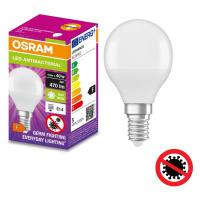 Osram LED Antibakteriální žárovka P40 E14/4,9W/230V 4000K - Osram