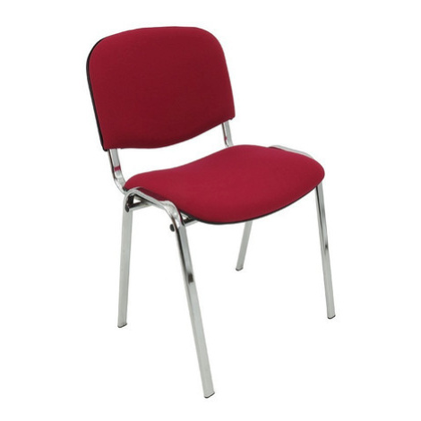 Konferenční židle ISO CHROM C29 - bordová Mazur