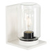 Moderní nástěnná lampa bílá IP54 - Marshall