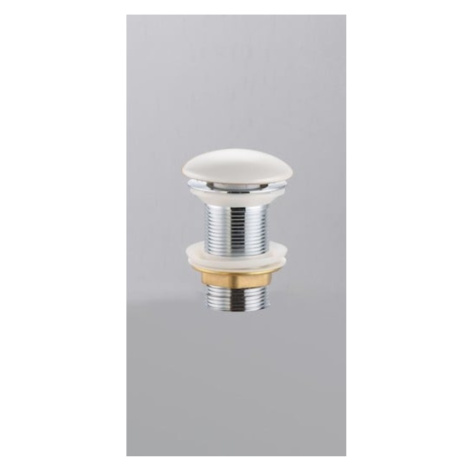 Průtočný umyvadlový vtok SAT Infinitio 5/4" bílá matná PZATKAWHM