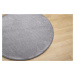 Vopi koberce Kusový koberec Apollo Soft šedý kruh - 200x200 (průměr) kruh cm