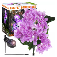 FLD-37-PURPLR | Hydrangea LED solární zahradní lampa | 76 cm, 600 mAh