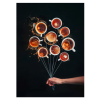 Fotografie Coffee Balloons, Dina Belenko, 30 × 40 cm