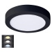 WD172-B - LED Stropní svítidlo LED/18W/230V 3000/4000/6000K černá kulatý