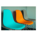 Jídelní židle na kovových nohách v mentolové barvě TK2019