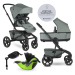 EASYWALKER - Kočárek kombinovaný Jimmey 2v1 Thyme Green LITE RWS + KIDDY Evoluna i-size 2 + zákl