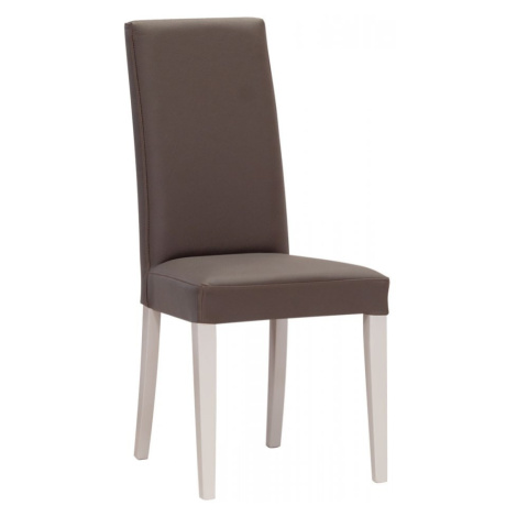 Jídelní celočalouněná židle Stima Nancy - PU kůže nebo látka, více barev Varianta 7 - bílá, kože