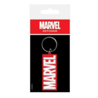Marvel gumová klíčenka - Marvel logo 6 cm