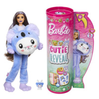 Mattel barbie® cutie reveal™ barbie zajíc ve fialovém kostýmu koaly, hrk26