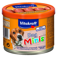 Vitakraft Dog Minis hovězí klobása za odměnu pro psy 120 g