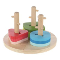 Dřevěné Montessori puzzle, Wood